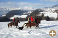 Sensazione di libertà - in inverno a cavallo